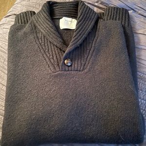 Mens Old Navy shawl collar cotton sweater, NWOT